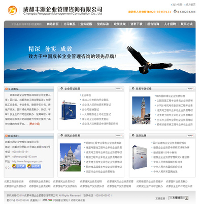 豐源企業管理咨詢網站建設案例解析 成都企業網站建設的創新探索